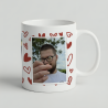 Fotohrnek s vlastní koláží ze 3 fotek – Polaroid se srdíčky