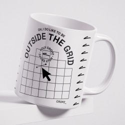 Hrnek Outside The Grid | Originální design pro IT a cestovatele