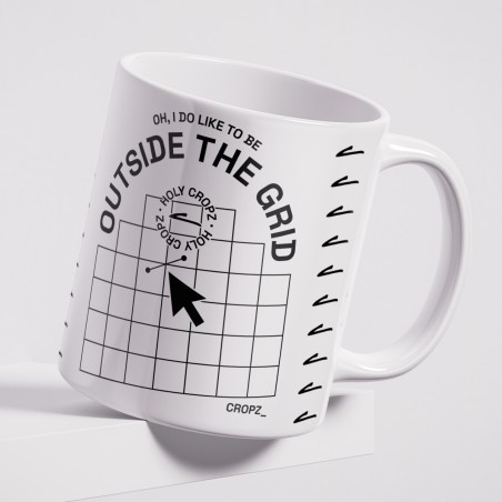 Hrnek Outside The Grid | Originální design pro IT a cestovatele